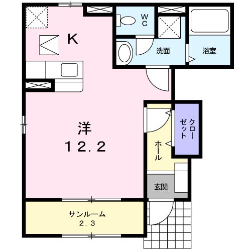 ラフィネの間取り写真