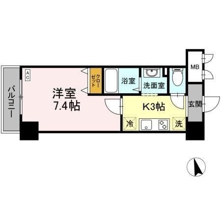 アンクレージュ西船橋の間取り写真