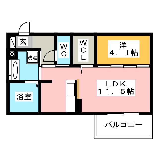 D-room東那珂の間取り写真