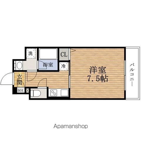 地下鉄中央線 九条駅 徒歩8分 8階建 築6年の間取り写真
