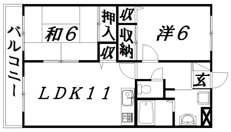 遠州鉄道 曳馬駅 徒歩14分 3階建 築26年の間取り写真