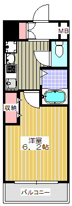 エスリード南森町駅前の間取り写真