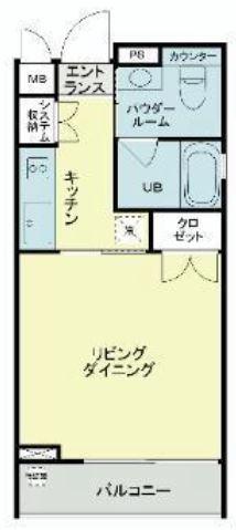 ベルファース新橋の間取り写真