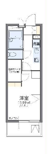 レオパレスボナール K Yの間取り写真