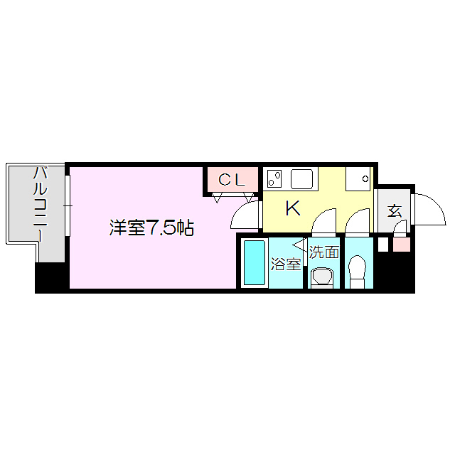 ＪＲ東海道本線 新大阪駅 徒歩5分 10階建 築15年の間取り写真