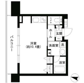 都営大江戸線 春日駅 徒歩4分 15階建 築22年の間取り写真