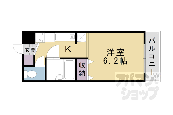 パルテール桂の間取り写真