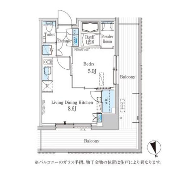 パークアクシス柏の葉の間取り写真