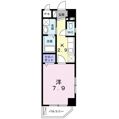 アンドーバーテラス銘苅の間取り写真