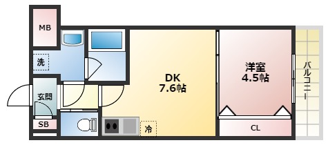リトラル西宮北の間取り写真