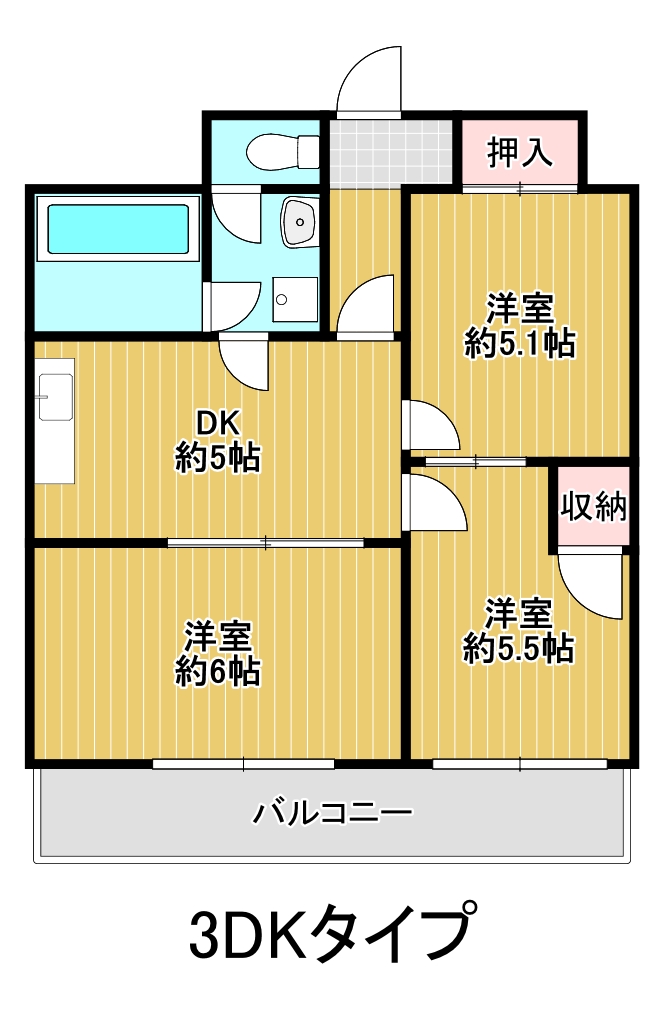 長堀レジデンスの間取り