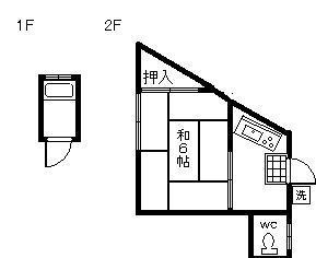 山内アパートの間取り