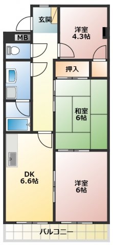 【第２みゆきビルの間取り】