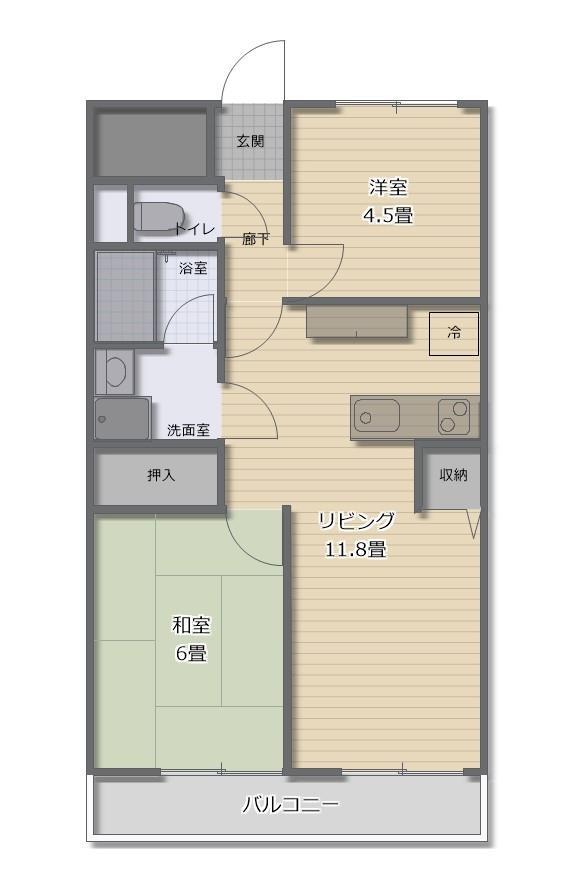 ウィークリーマンション　オスカーの間取り