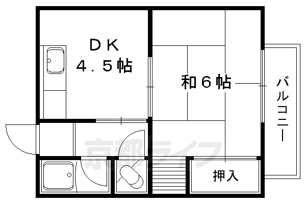 カルム関生の間取り