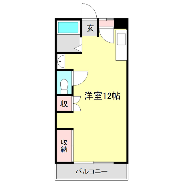 コーポあすなろの間取り