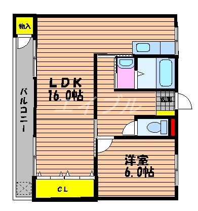 ラ・ルーチェ芳泉の間取り