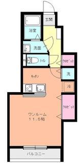 ファーストライフ東大竹の間取り