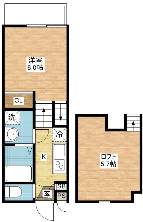 ヴィオラ田中町HillIの間取り