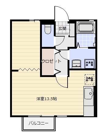 クレール新柏Ｂの間取り