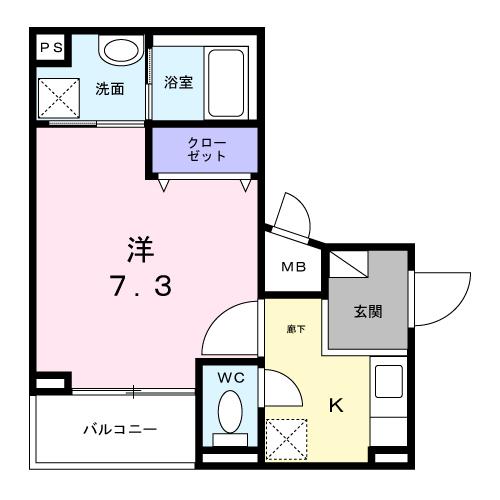 クラルテ目白の間取り