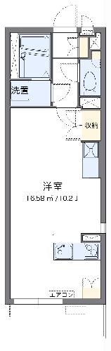 川崎市幸区南加瀬のマンションの間取り