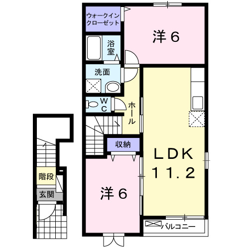 アリエッタの間取り