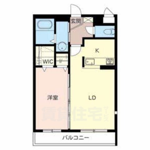 堺市堺区賑町のマンションの間取り