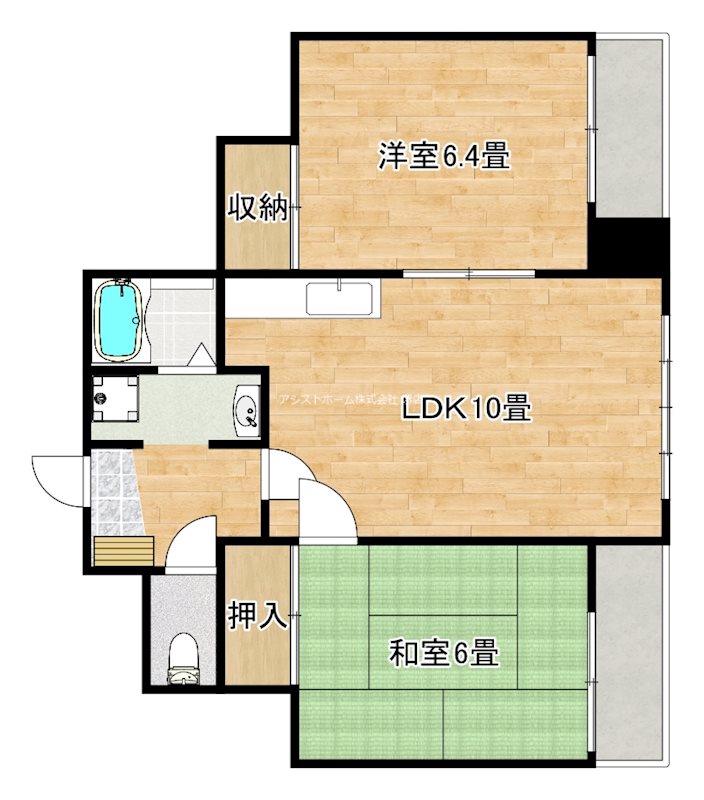 メゾンピエールの間取り