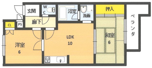 ドエル緑ヶ丘の間取り