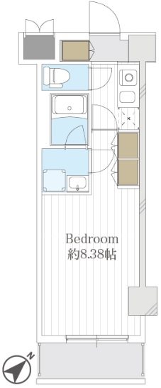 LEXE AZEST横濱関内の間取り