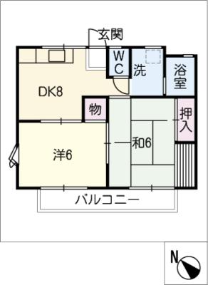 ドミール保呂の間取り