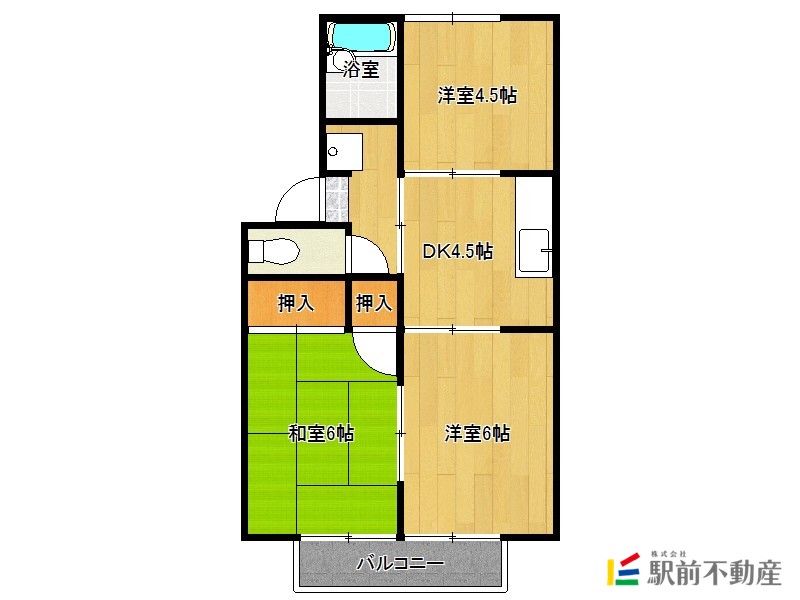 セジュール川野　Ａの間取り