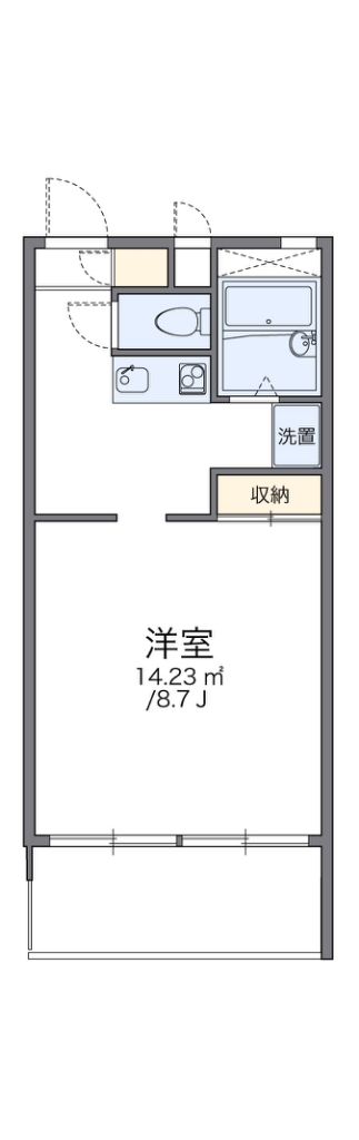 レオパレスＰｅａｌ　Ｓｑｕａｒｅの間取り