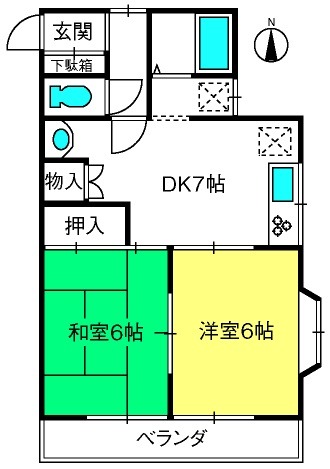 ルピナス櫛引の間取り