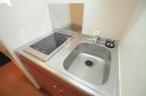 キッチン　電気コンロ２口