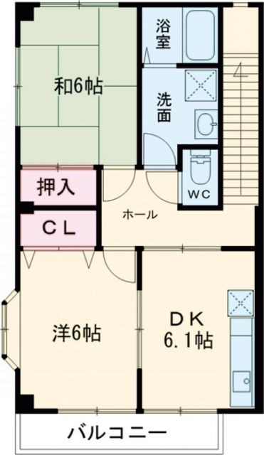 ハイステージソラル　Ａ棟の間取り