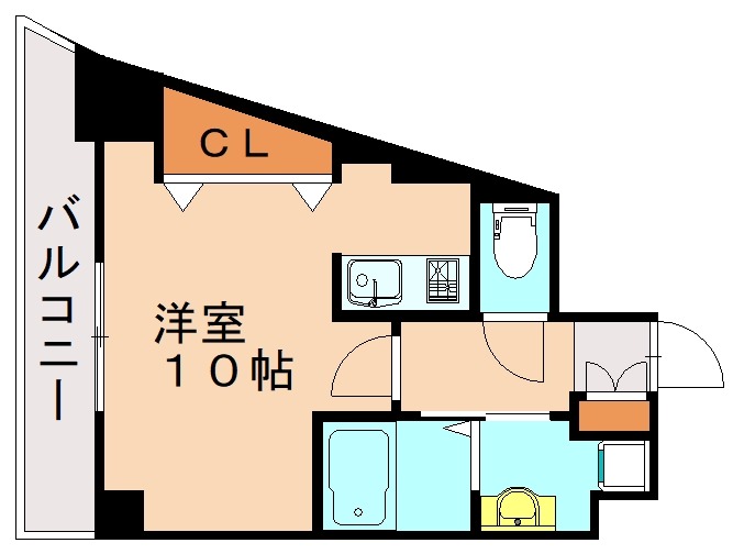 北九州市八幡西区黒崎のマンションの間取り