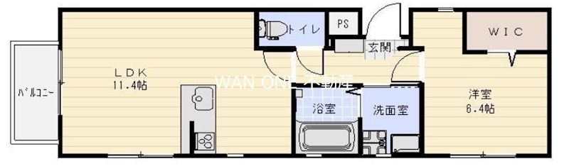 【カリエンなめだの間取り】