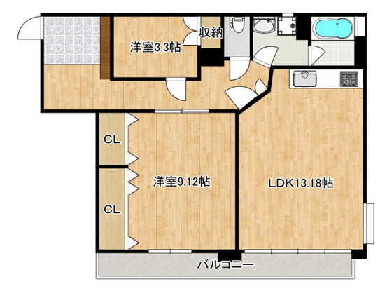 パステル１１の間取り