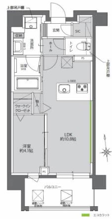 ウェルホームズ法円坂の間取り