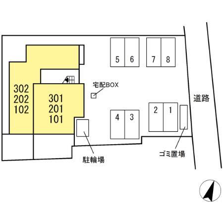 【ウィステリアIIIの建物外観】