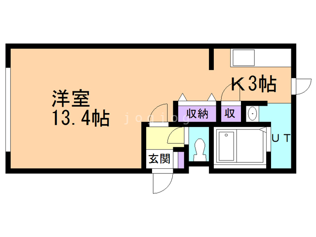 札幌市北区麻生町のマンションの間取り