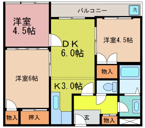 生出マンション（ナリイデマンション）の間取り