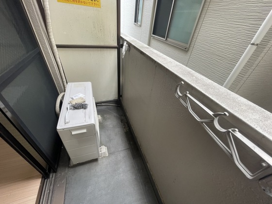バルコニー　※別部屋の写真です