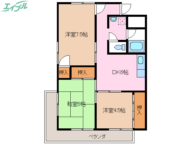 第三セントラルビルの間取り