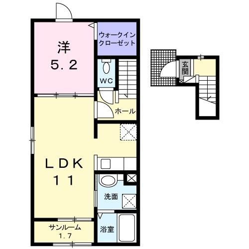 アミスターIIの間取り