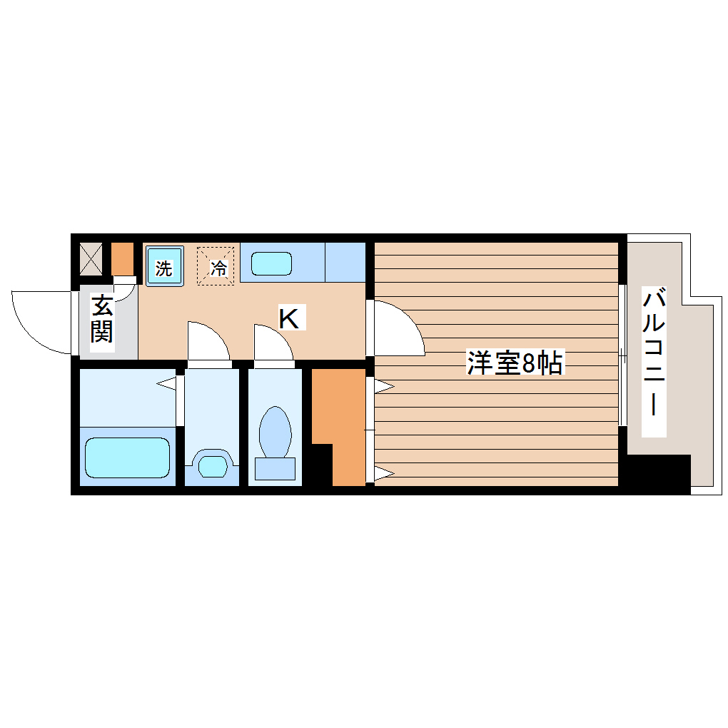 【シティマンション木町通の間取り】