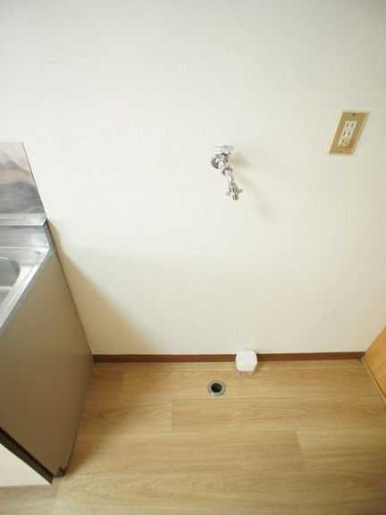 洗面設備　室内洗濯機置き場です！