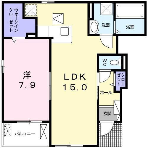 ヒューゲルハイムIIの間取り